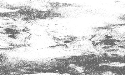 Grainy grunge photo filter background. Black particles, fibers and flecks wallpaper. Vintage rough dirt dotted overlay. Vector sandy gritty template.