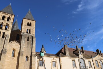 Obraz premium the facade of the Basilica in Paray Le Monial, France