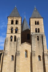 the Basilica in Paray Le Monial, France, Burgundy area