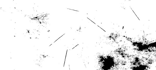 Grainy grunge photo filter background. Black particles, fibers and flecks wallpaper. Vintage rough dirt dotted overlay. Vector sandy gritty template.