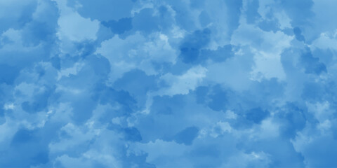 Bright Blue Cloud Texture. Soft Abstract Sky Background. Abstract Blue Fog Texture. Cloudy Blue Texture for Backgrounds
