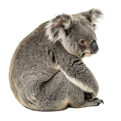 Naklejka premium Majestic Koala Australian Wildlife Photography isolated on transparent background