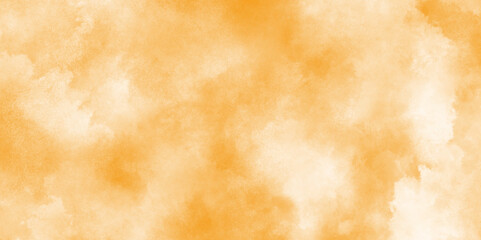 abstract orange watercolor background concept for banner, grungy section of wall ideal for soft textured on wet white paper, modern interior and design, abstract golden bokeh light celebration.
