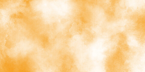 abstract orange watercolor background concept for banner, grungy section of wall ideal for soft textured on wet white paper, modern interior and design, abstract golden bokeh light celebration.