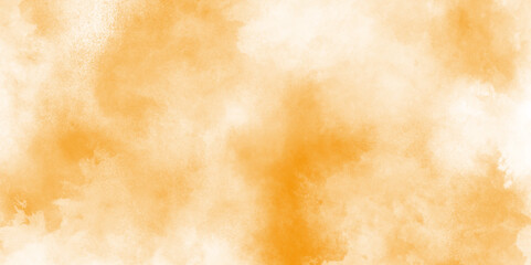 abstract orange watercolor background concept for banner, grungy section of wall ideal for soft textured on wet white paper, modern interior and design, abstract golden bokeh light celebration.
