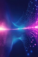 Obraz premium Abstract Digital Wave Illustration