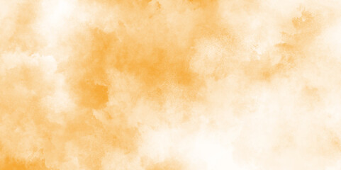 abstract orange watercolor background concept for banner, grungy section of wall ideal for soft textured on wet white paper, modern interior and design, abstract golden bokeh light celebration.