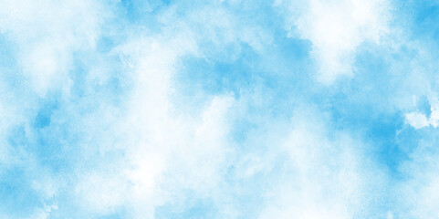 abstract blue sky with clouds light sky blue shades watercolor background, natural sky background for design and Illustration, soft blue teal watercolor background with a gentle.