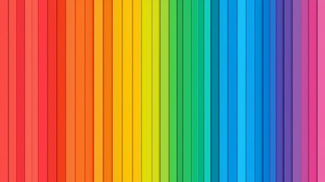Rainbow stripe with a rainbow color. The colors are red, orange, yellow, green, blue, indigo, and violet