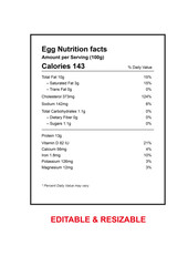 Egg Nutrition Facts Calories, Protein, Vitamins & Minerals
