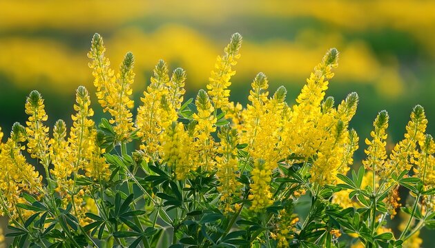 melilotus officinalis commonly known as yellow sweet clover is a versatile plant that showcases beautiful blossoms this yellow sweet clover thrives in various environments and is valued for its