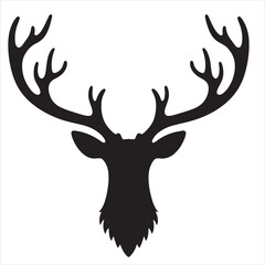 Naklejka premium Deer Antlers
