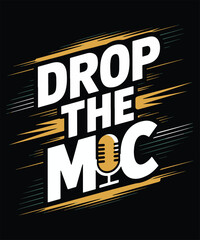 Drop the Mic Graphic Design