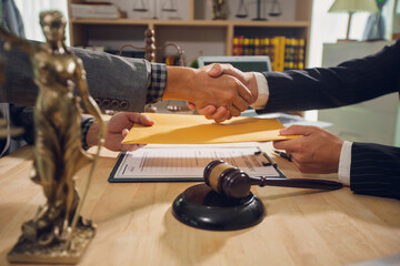 Businessmen consult with lawyers, submit additional documents, and pay for lawyers' services. After...