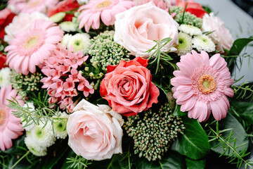 Colorful bouquet of flowers