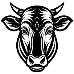 Obraz premium head of a cow