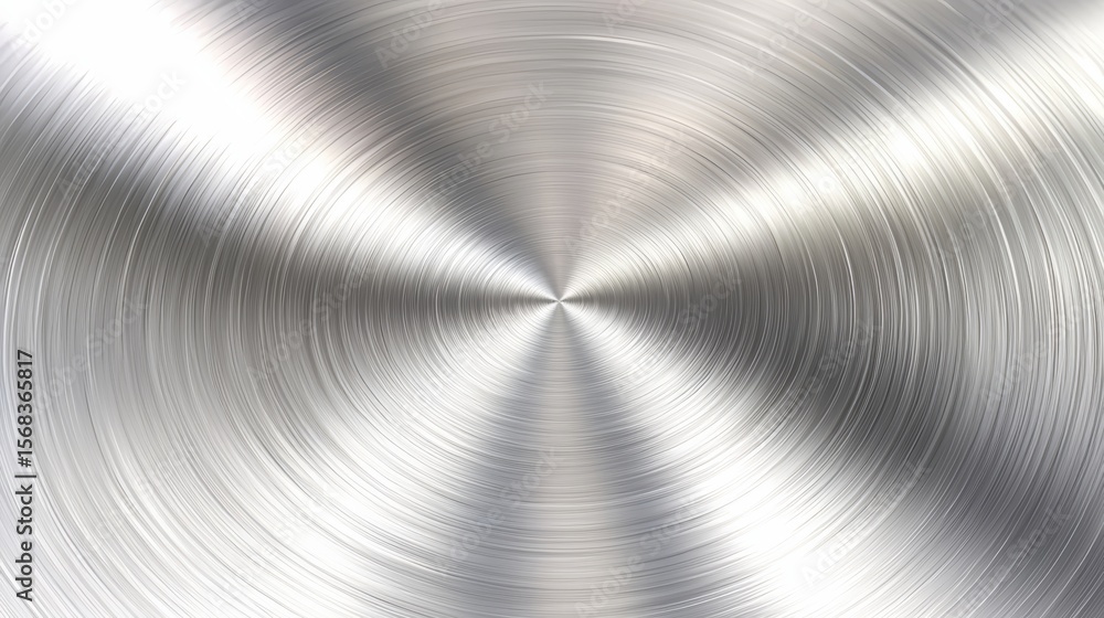 Poster shiny silver circle with intricate patterns and designs. the circle is made of metal and he is very 