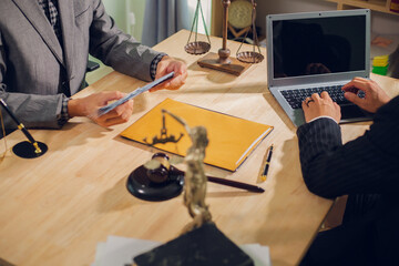 Businessmen consult with lawyers, submit additional documents, and pay for lawyers' services. After...