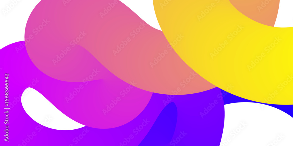Poster gradient swirling shape isolated. abstract background