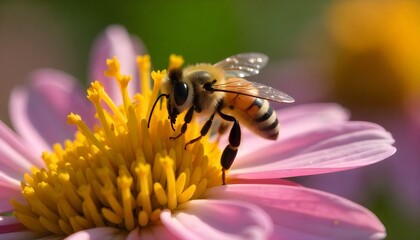 bee on flower