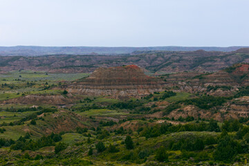 Badlands rainy day