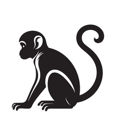 Fototapeta premium Monkey Svg