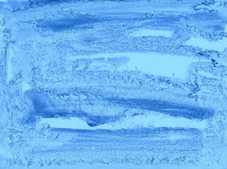 Blue watercolor background. Pastel shades. Background of the rear view.