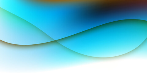 Obraz premium Blue and white background with curved white lines and blue and white