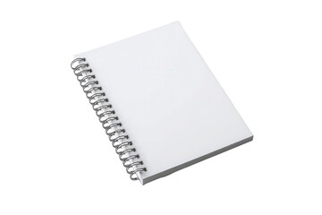 Notepad mockup, spiral notebook on a white background, png, transparent