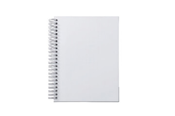 Notepad mockup, spiral notebook on a white background, png, transparent