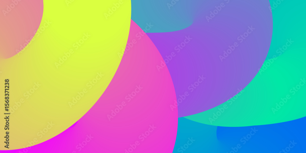 Poster gradient swirling shape isolated. abstract background