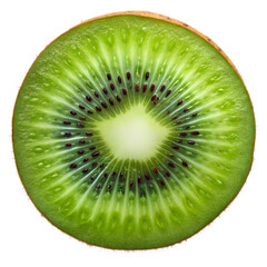 Kiwi Slice Isolated on White Background