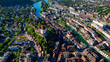 Panoramic Aerial The Old