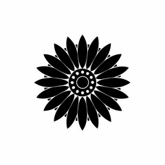 creative details Gaillardia Blanket Flower Icon vector illustration