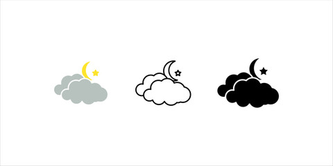 Obraz premium Weather and meteorology editable stroke outline icons set isolated on white background flat vector illustration. Pixel perfect. 64 x 64 