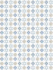 ICE CRYSTAL PATTERN ON ISOLATED WHITE BACKGROUND - MERRY CHRISTMAS