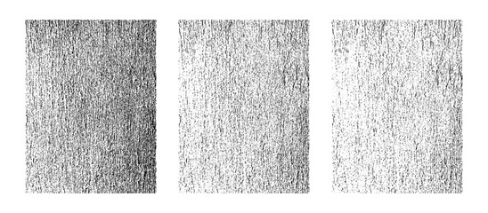 Black Grunge Texture Overlay and Distressed Surface Effect with Scratched Noise Illustration on Transparent background