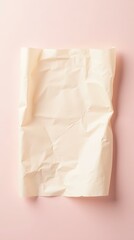 Soft pastel composition with paper fold — vertical mockup background for packaging and social media