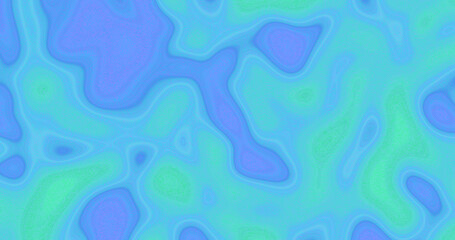 Blue and green abstract organic shapes image