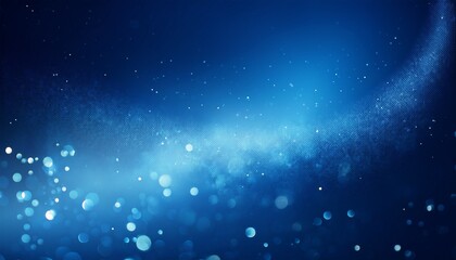 a smooth blue gradient background filled with glowing particles creating depth