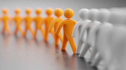 Internet, business, Technology and network concept. Coach motivate to career growth. Personal development, personal and career growth. Potential concepts\