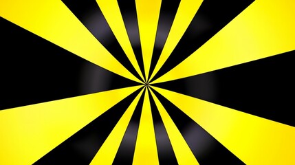 Colorful, abstract background with a black circle in the center. The circle is yellow and black, and it is the focal point of the image. The background is made up of alternating black