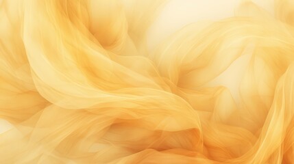 Yellow and orange background with a long, flowing piece of fabric. The fabric is draped over a surface, creating a sense of movement and fluidity