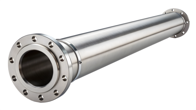 Shiny Silver Metal Pipe