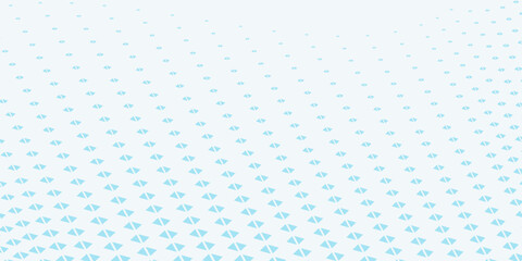 Triangle Shapes Vector Abstract Geometric Technology Oscillation Wave Isolated on Light Background. Halftone Triangular Retro Simple Pattern. Minimal 80s Style Dynamic Tech Wallpaper