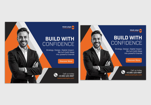 Marketing Confidence Web Banner Set