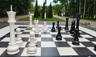 chess game in the park