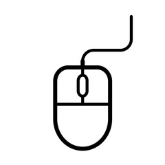 computer mouse – vector icon