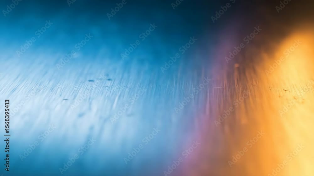 Poster abstract gradient surface texture - close-up shot of a metallic surface with a gradient transitionin