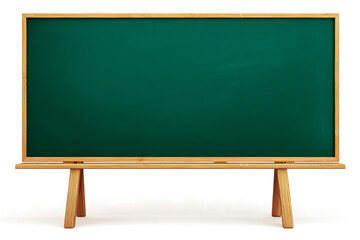 University school blackboard, isolated on a transparent background